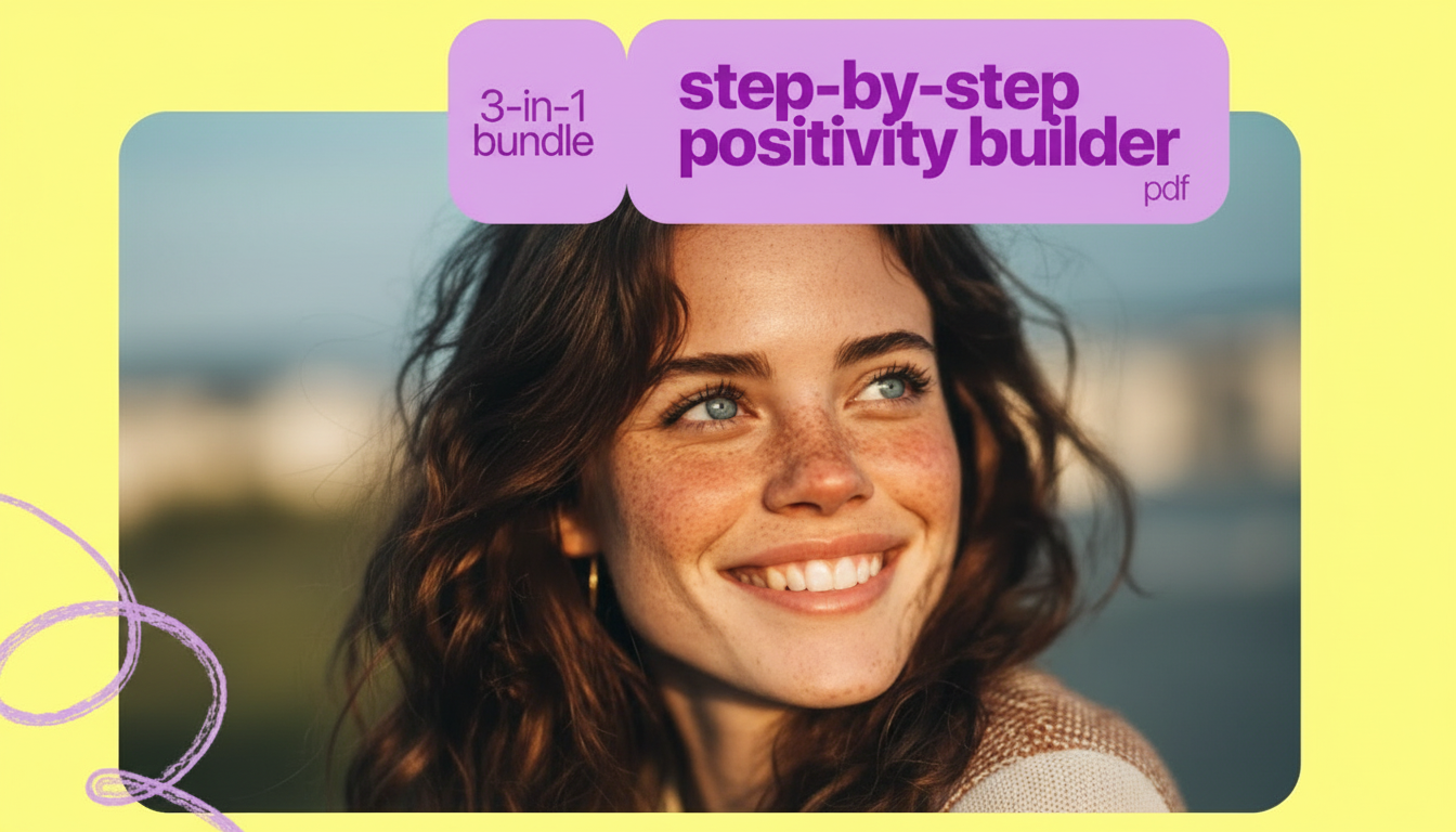 Positivity Builder 3-in-1 Bundle: Step-by-Step Mindset Plan