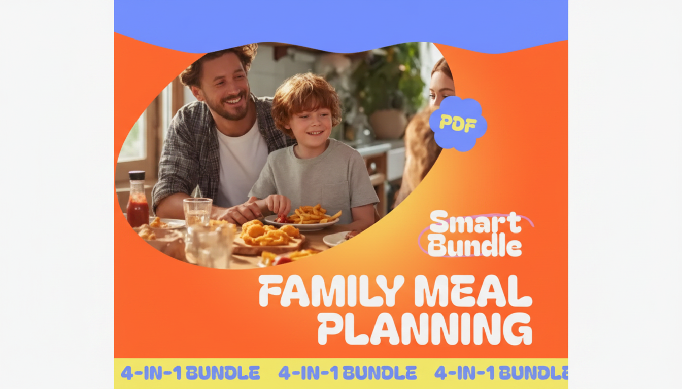 Family Meal Planning Smart Bundle: Guides & Checklists