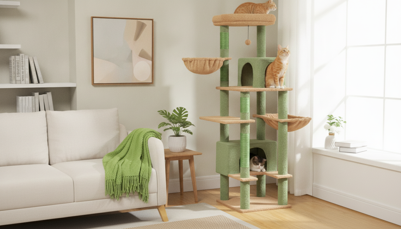 Large Cat Tree for Indoor Cats: Size, Setup & Use