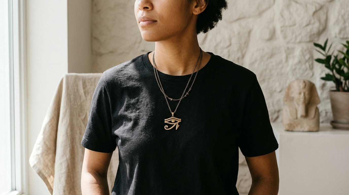 Eye of Horus Pendant Necklace: Unisex Style & Meaning
