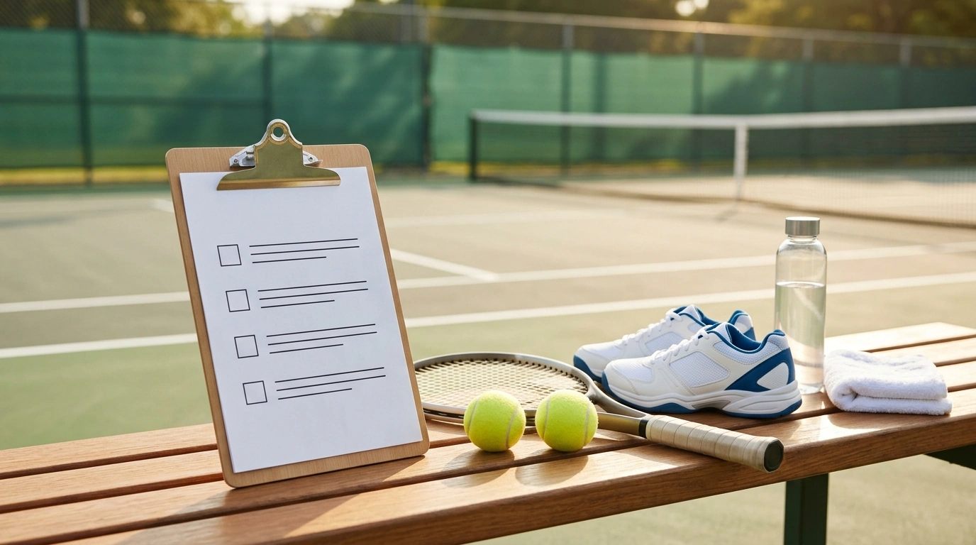 Printable Tennis Checklist for Beginners: 7-Day Start Plan