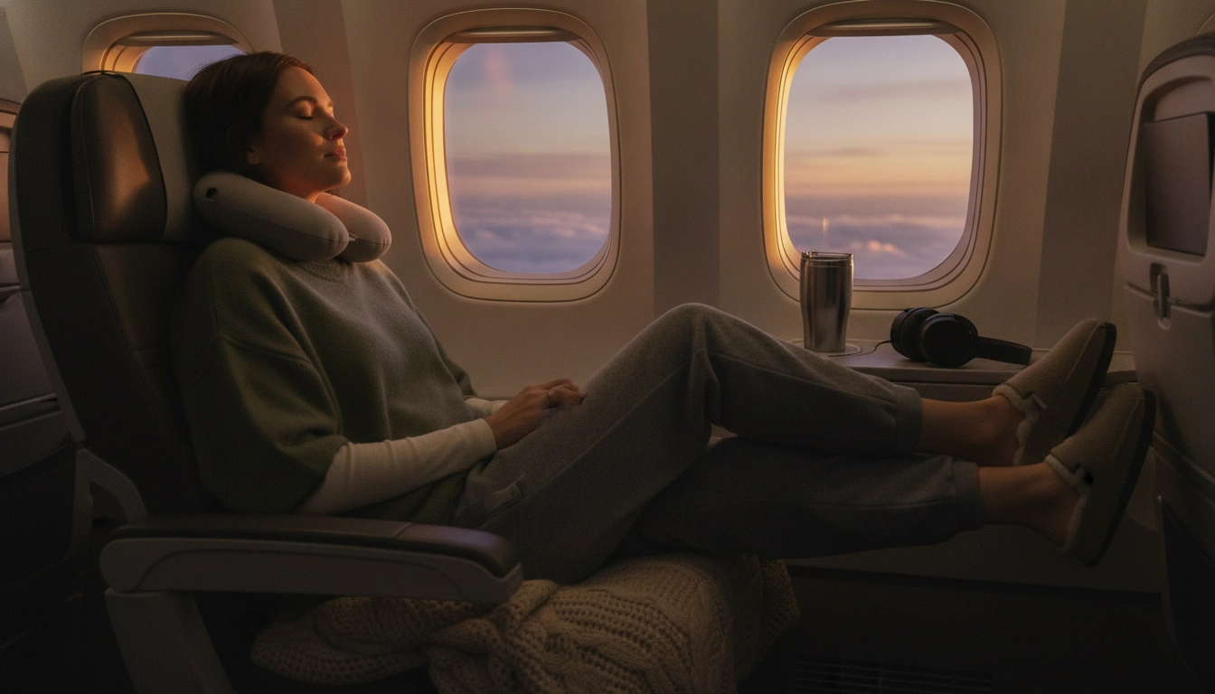 Most Comfortable Plane Outfit: Layers, Stretch & Slip-Ons