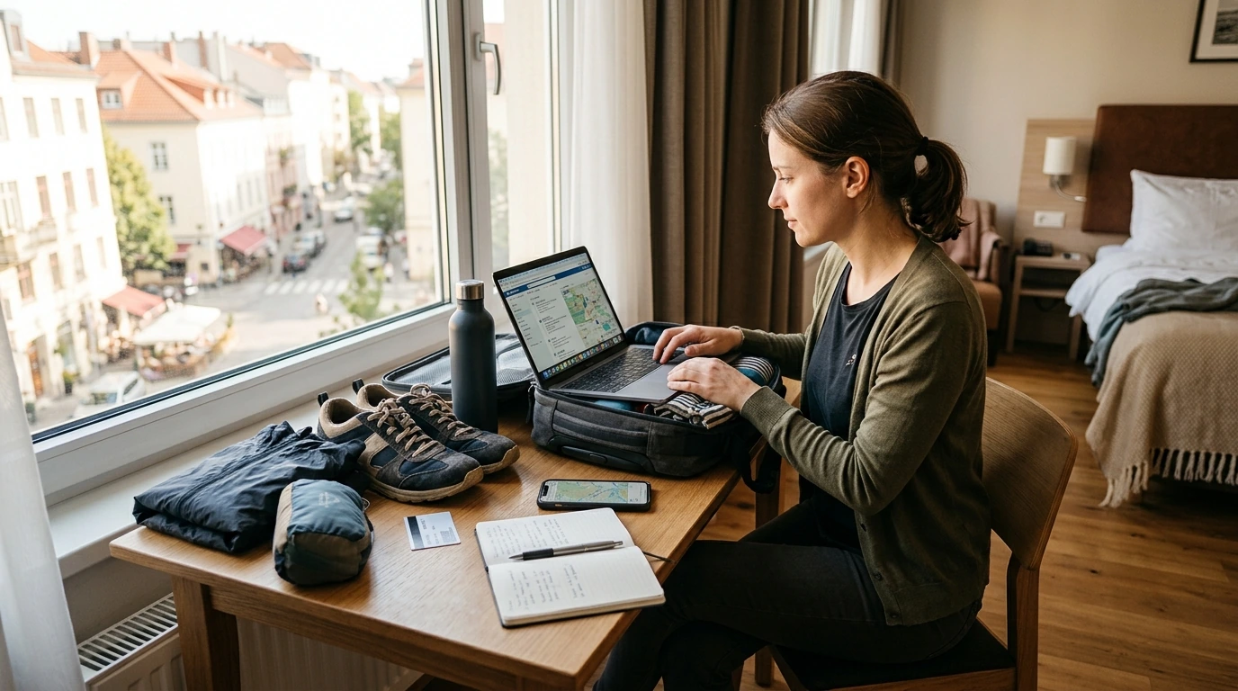 7-Day Solo Trip Bundle: Itinerary, Packing, Prompts