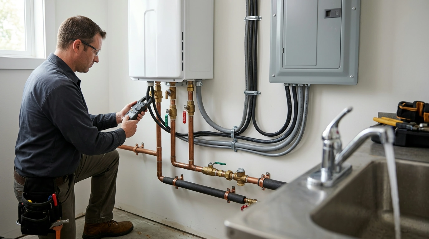 Electric Tankless Water Heaters: Sizing, Wiring, Costs
