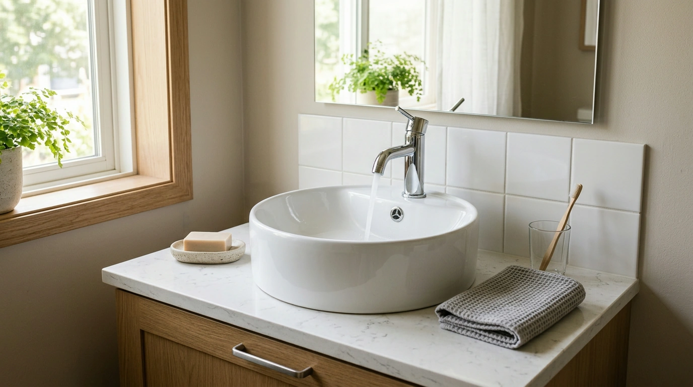Round Ceramic Vanity-Top Sink: Fit, Install & Care