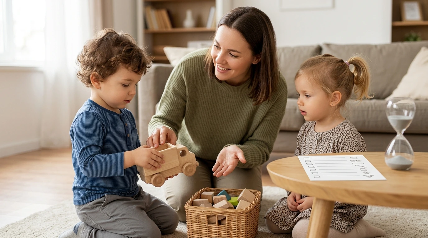 Toddler Sharing Help: Scripts + Printable Checklist