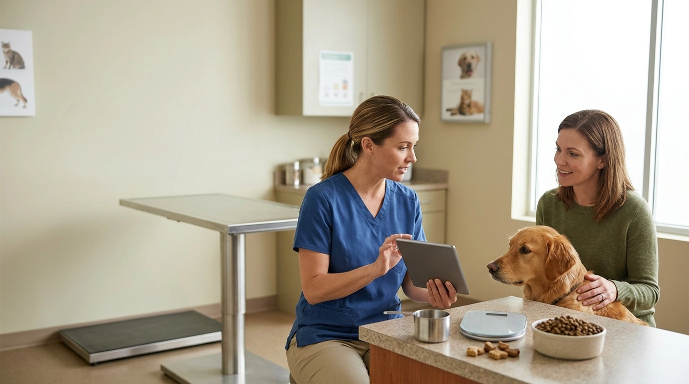 Vet Nutrition Questions: Calories, Portions & Food Safety