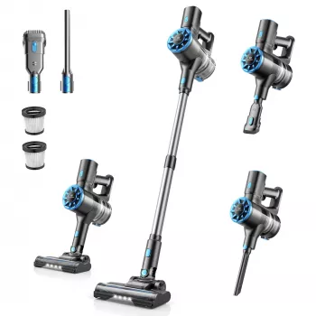 8-in-1 Cordless Stick Vacuum With LED Display Guide