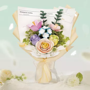Build a 3D Spring Bouquet Puzzle for Lasting Decor